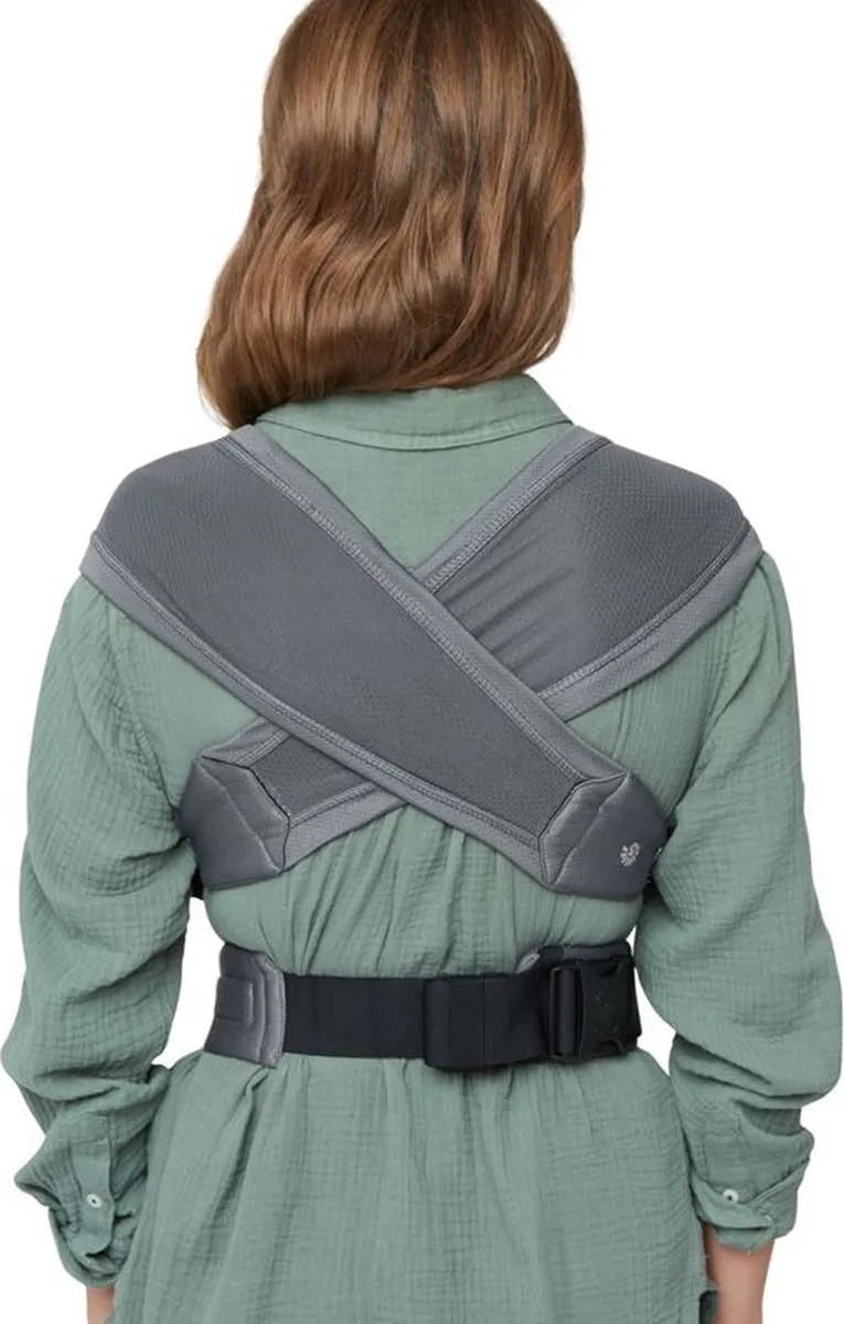 Ergobaby Embrace Soft Air Mesh Washed Black - draagzak baby