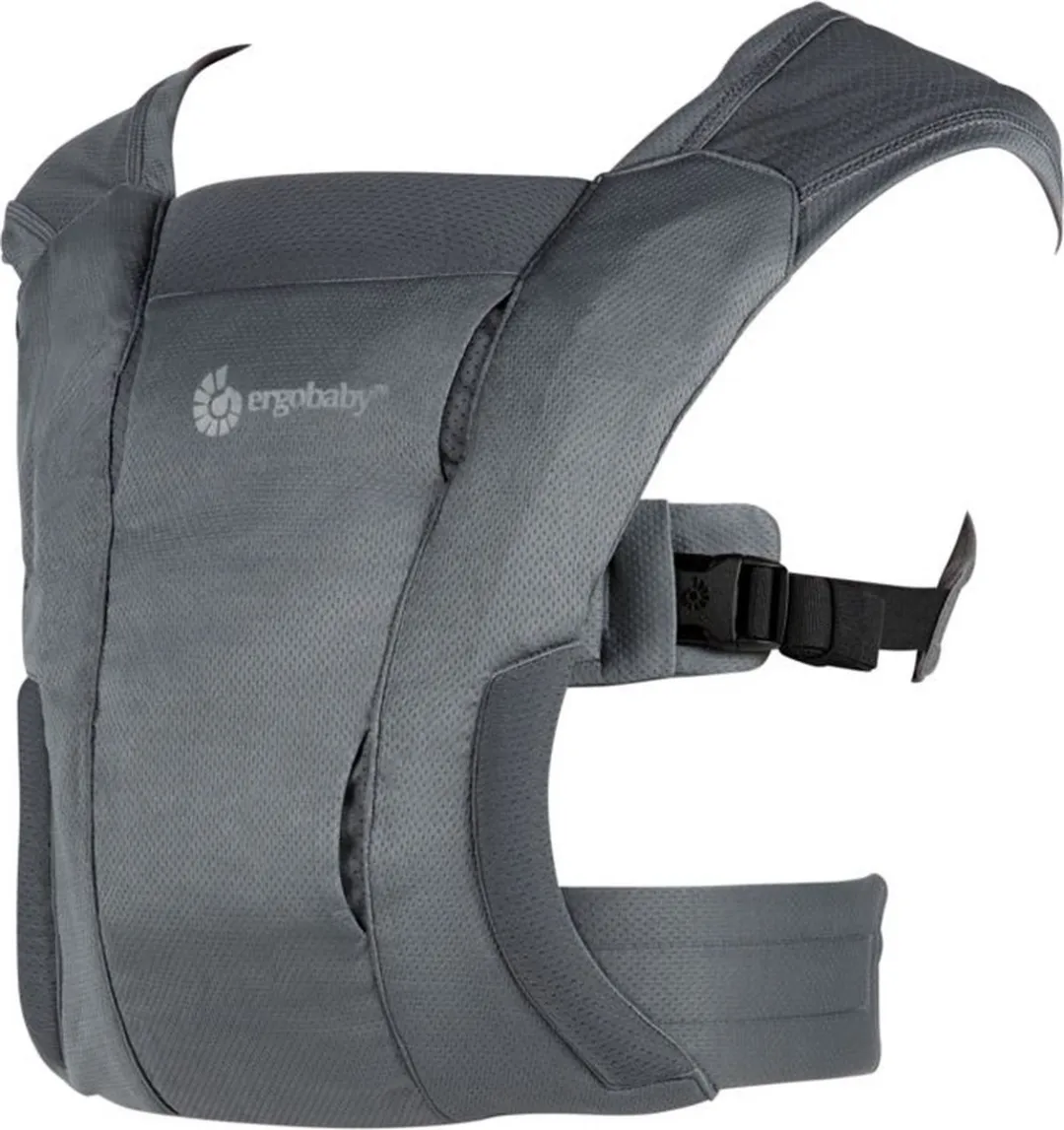 Ergobaby Embrace Soft Air Mesh Washed Black - draagzak baby