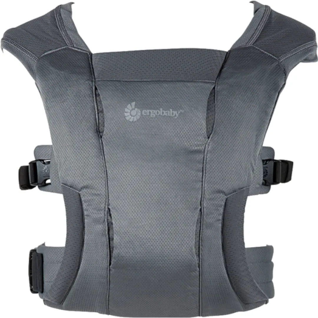 Ergobaby Embrace Soft Air Mesh Washed Black - draagzak baby