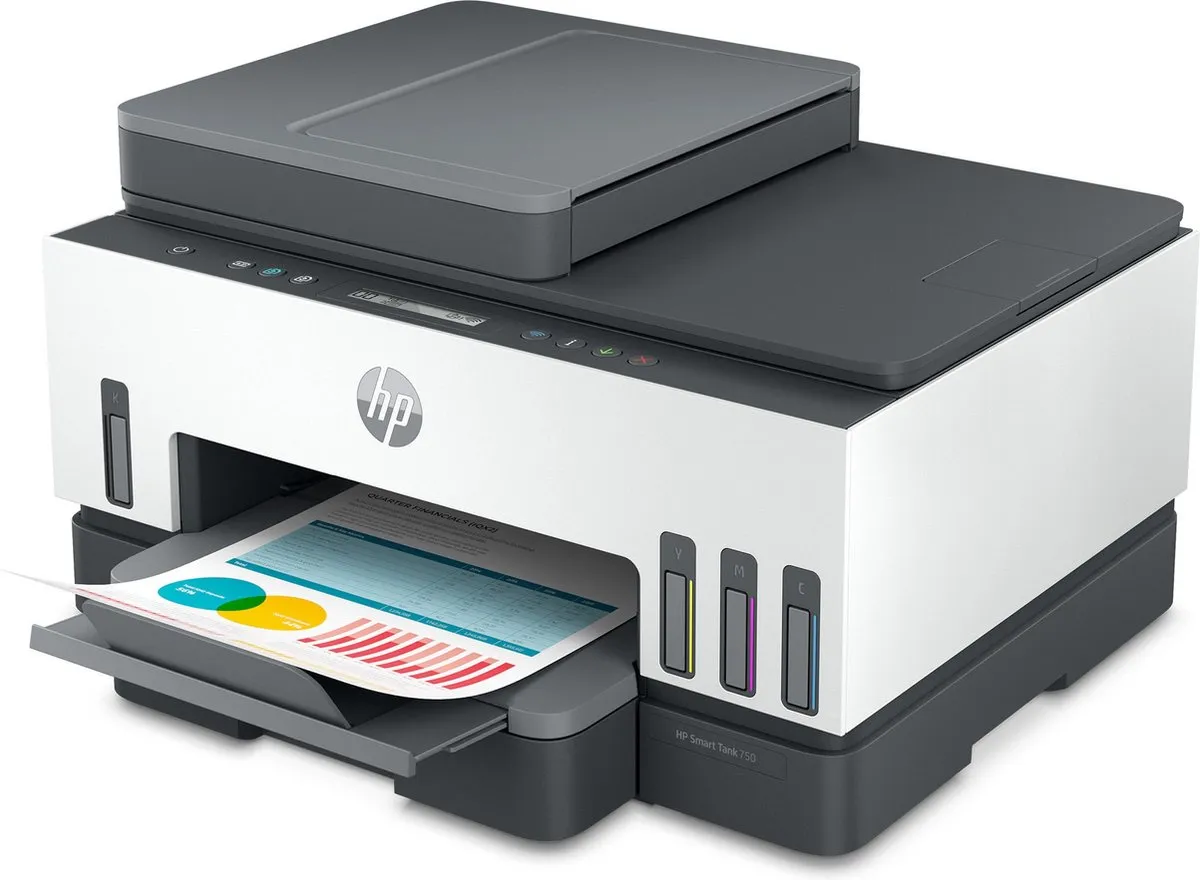 HP Smart Tank 750 6UU47A All-in-One Printer - Grijs - afbeelding 6 van 6