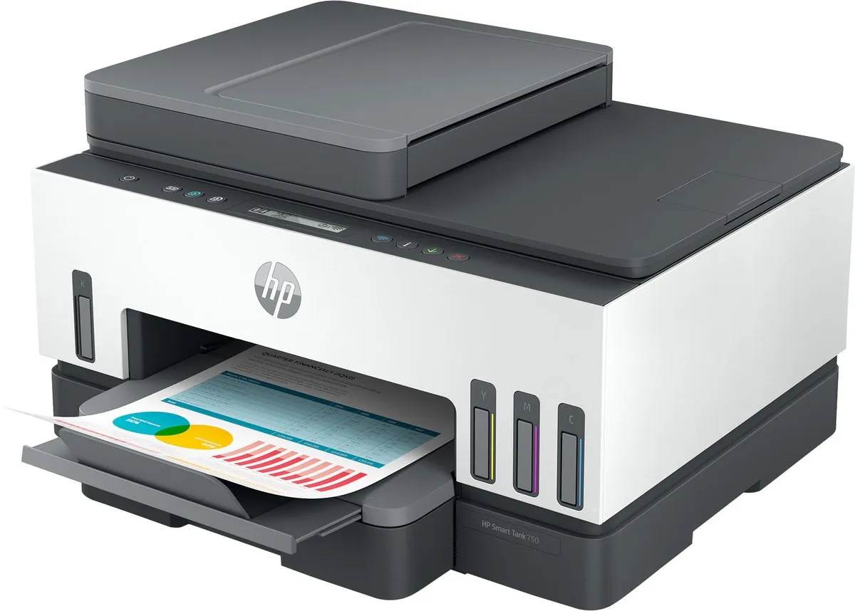 HP Smart Tank 750 6UU47A All-in-One Printer - Grijs