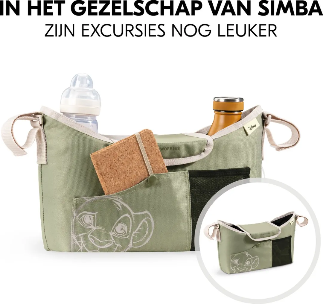 Hauck Kinderwagen Organizer Simba Olijf