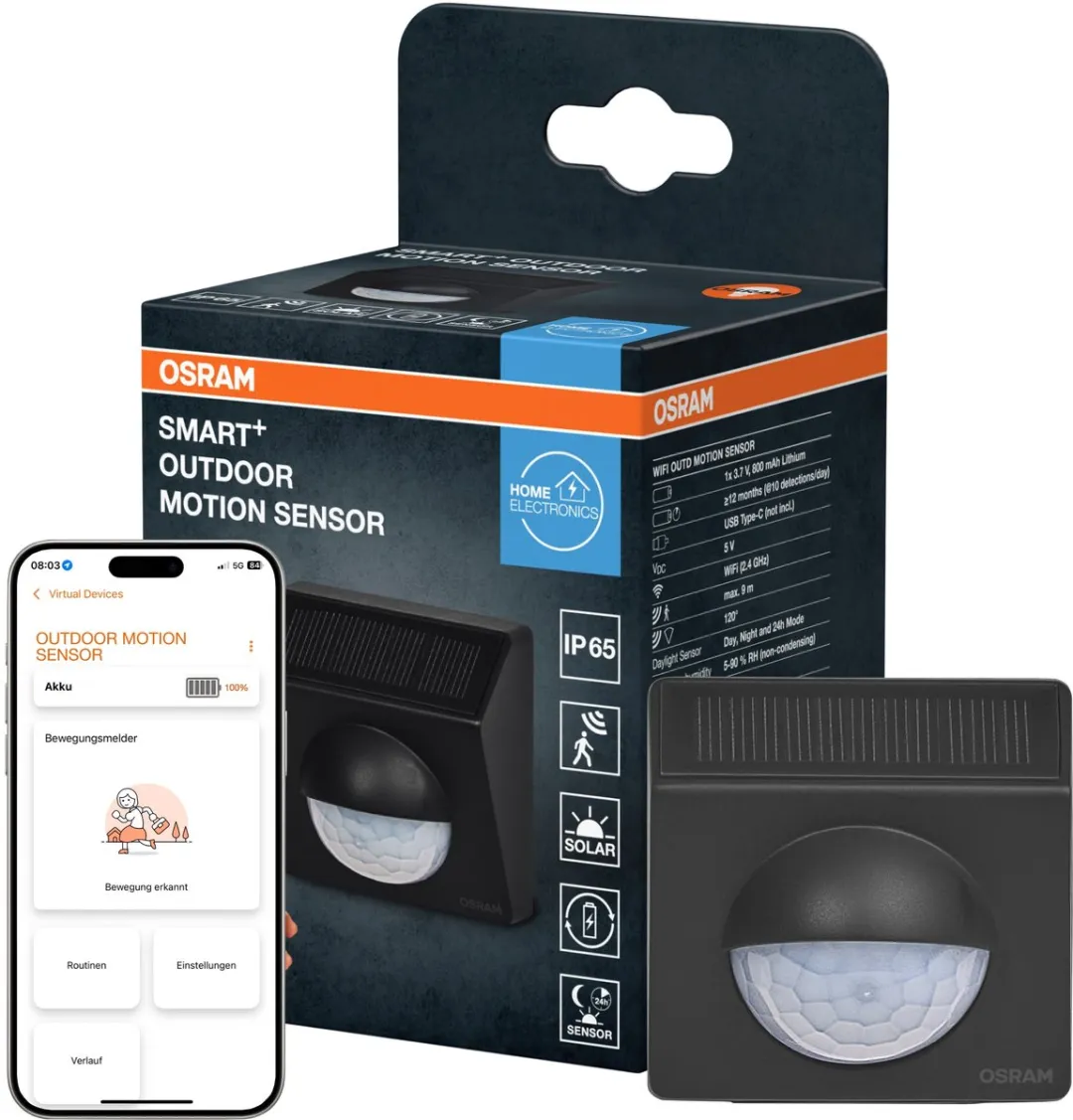 Osram SMART+ WIFI Outdoor Bewegingssensor - Dark Grey