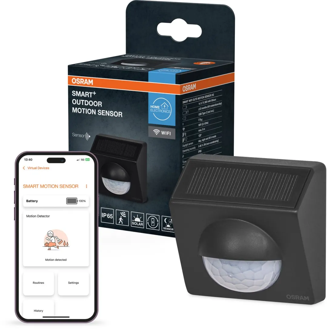 Osram SMART+ WIFI Outdoor Bewegingssensor - Dark Grey