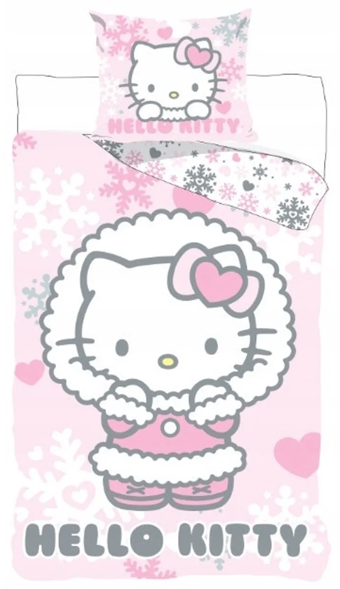 Hello Kitty Cozy Winter Kinderkleding Beddengoedset