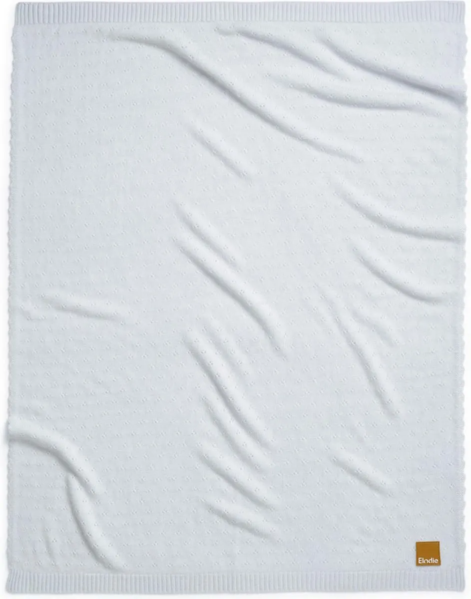 Elodie Pointelle Deken 70x100cm - Bermuda Blue