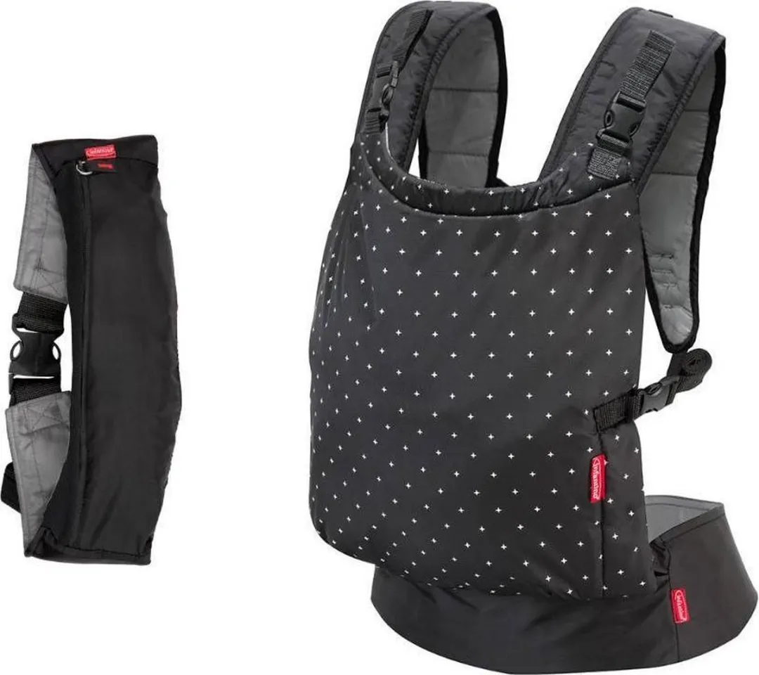 Infantino Zip Travel Draagzak BK-05308 - Zwart