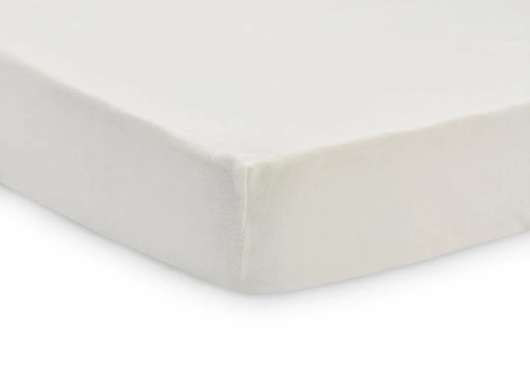 Jollein Baby Hoeslaken Ledikant Jersey Ivory 60x120cm