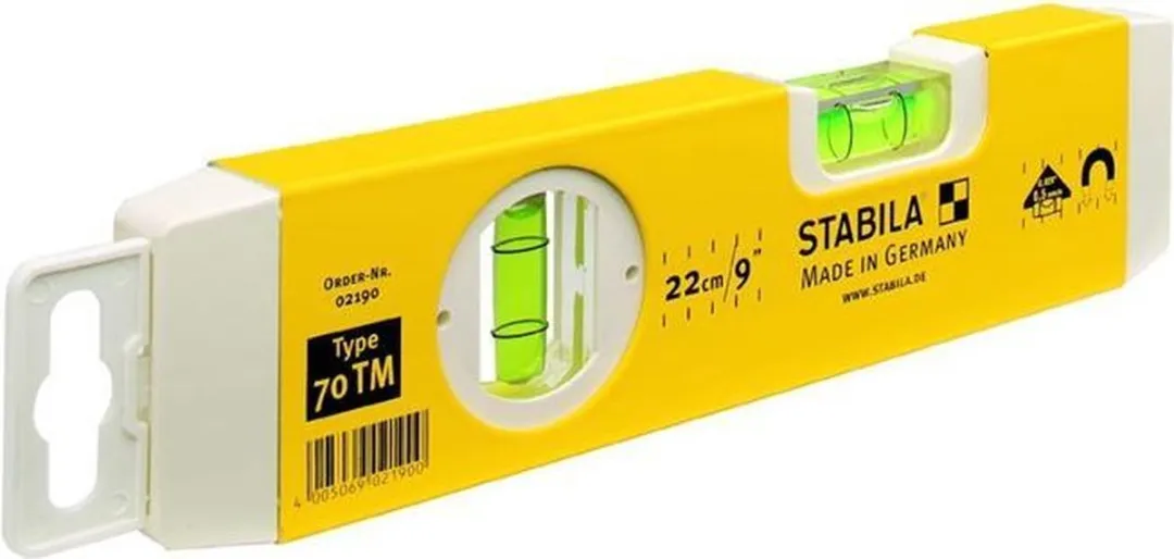 Stabila Magnetische Waterpas 70TM 25cm - 2 Libellen