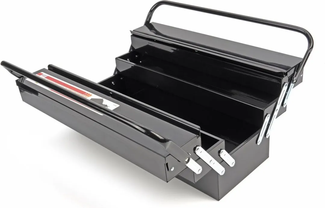HBM Machines Gereedschapskist 535mm - 3 Lagen - 5 Vakken - Zwart