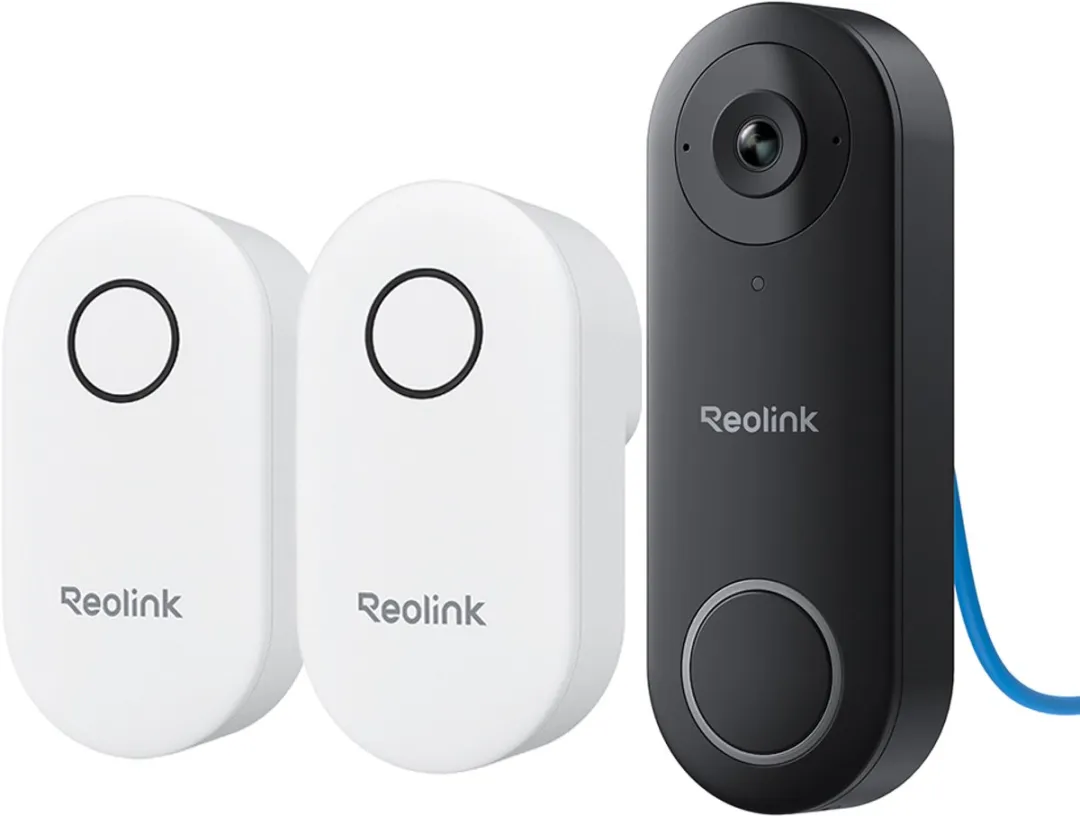 Reolink Video Doorbell POE + 2 Chimes 2K+ IP Camera