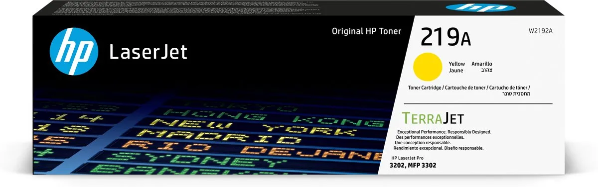 HP 219A Tonercartridge - Geel - 1300 Afdrukken