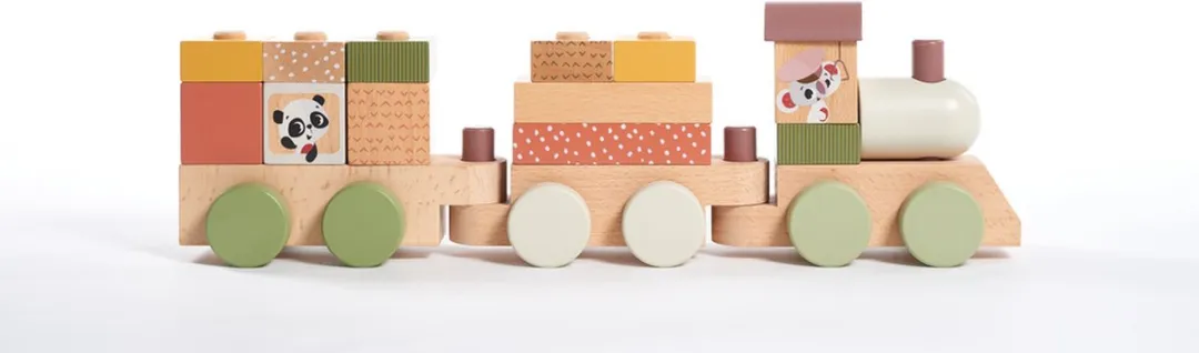 Tiny Love Wooden Stacking Train Boho Chic