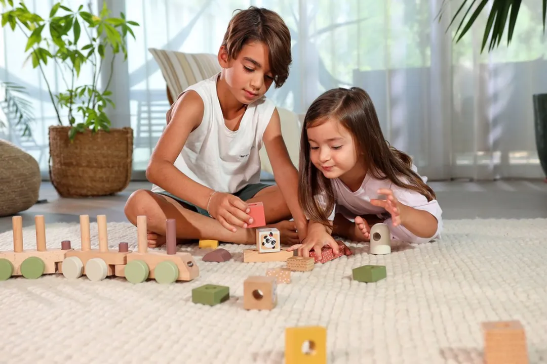 Tiny Love Wooden Stacking Train Boho Chic