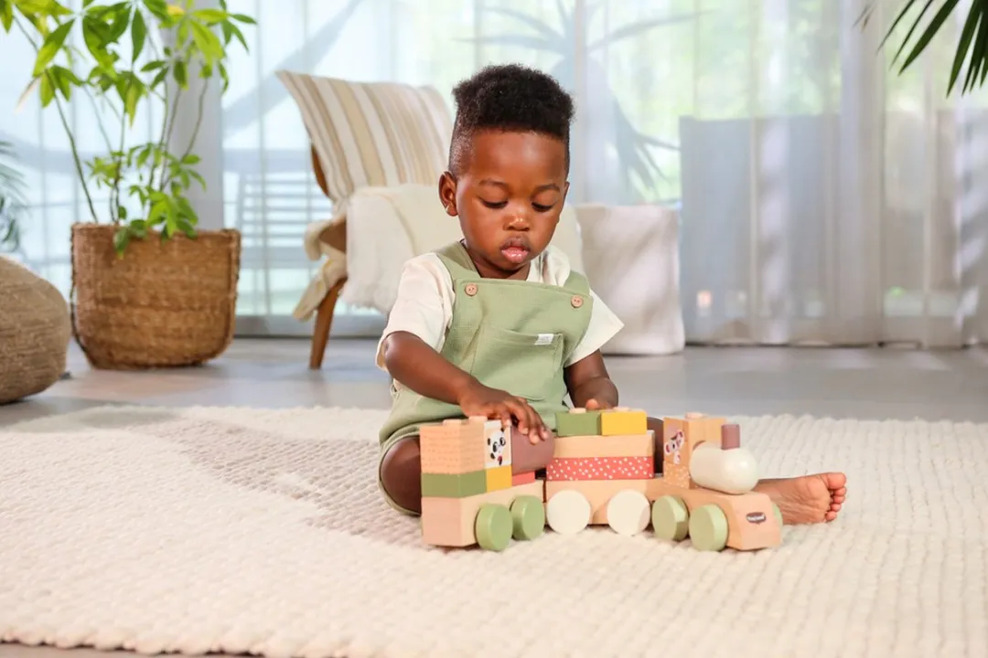 Tiny Love Wooden Stacking Train Boho Chic