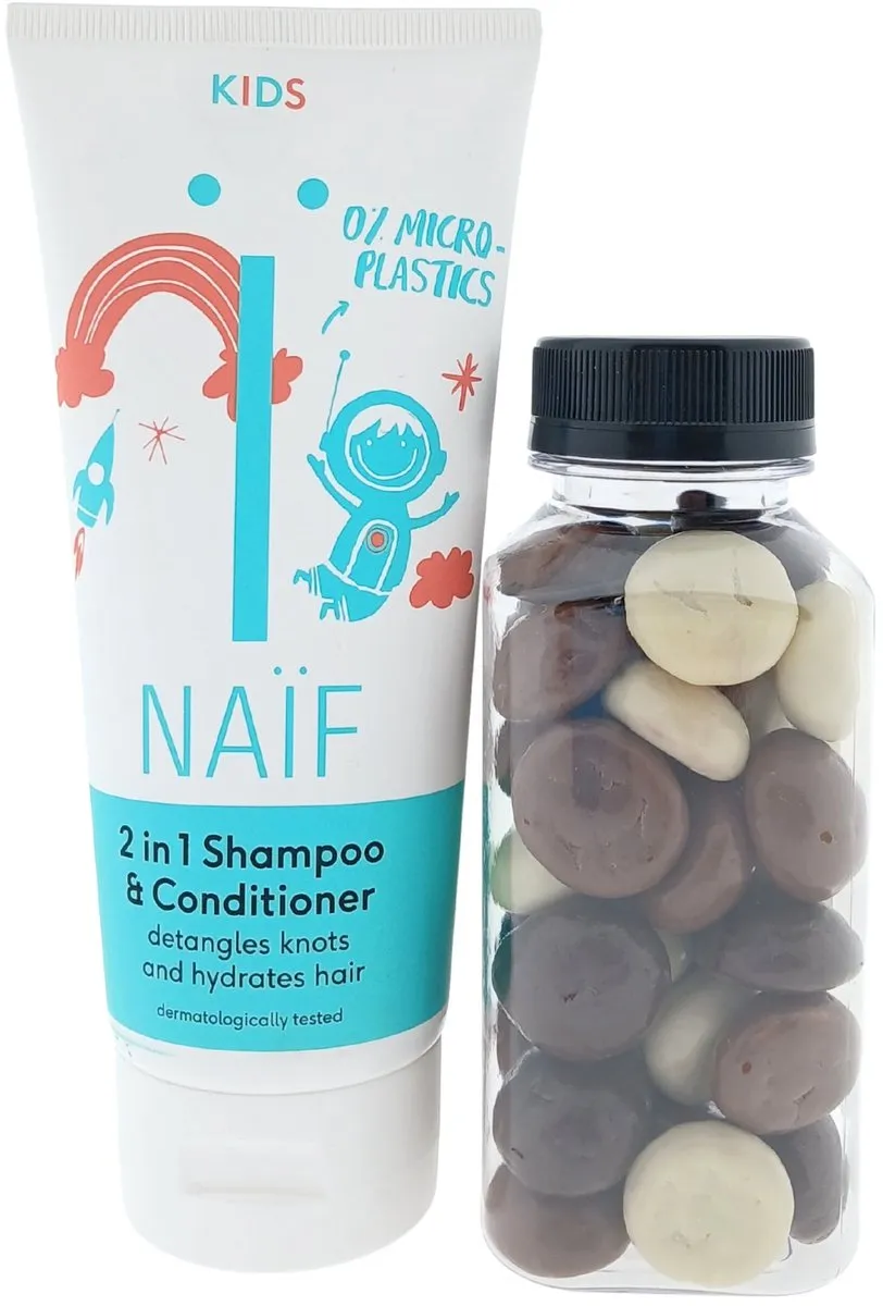 Naïf Kids Shampoo 2in1 & Kruidnoten Sinterklaas Cadeauset