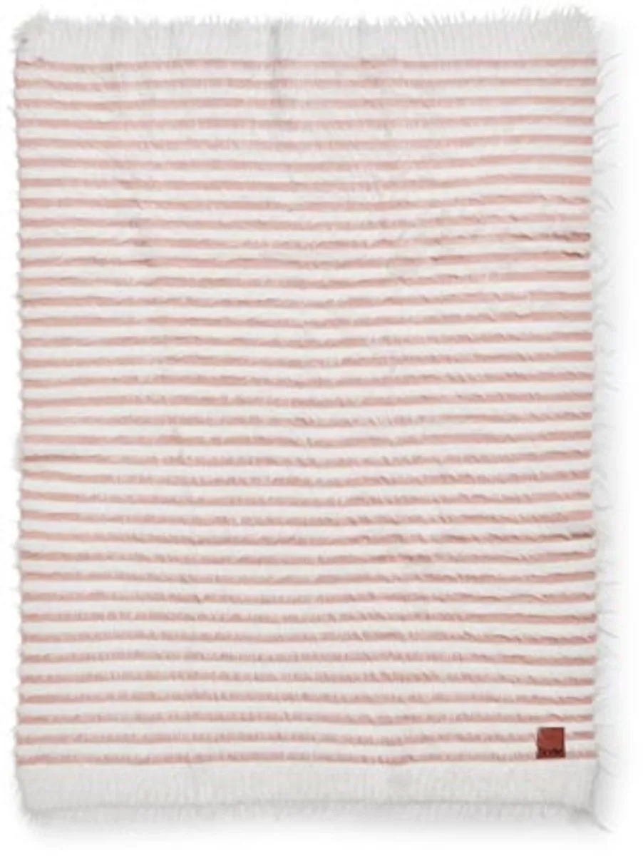 Elodie Furry Knit Deken - Wiegdeken - Dekentje baby - Babydeken - Dekentje - 100 cm x 75 cm - Faded Rose