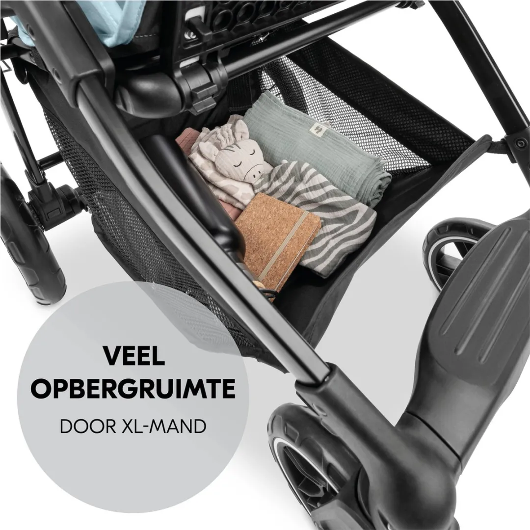 Hauck Shop N Care Buggy - Opvouwbaar - 4 Wielen - Dusty Blue