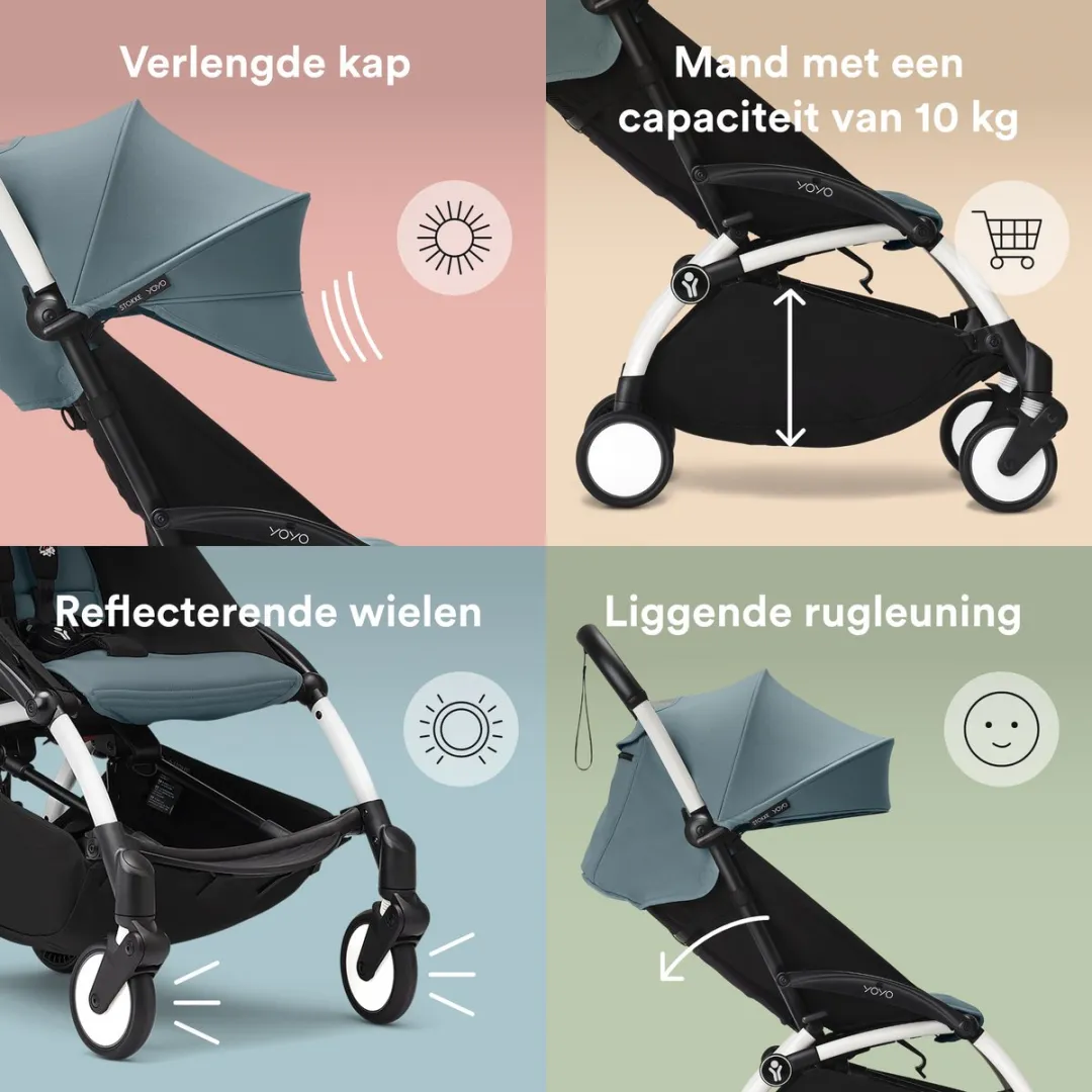 Stokke YOYO3 Kinderwagen - Aqua