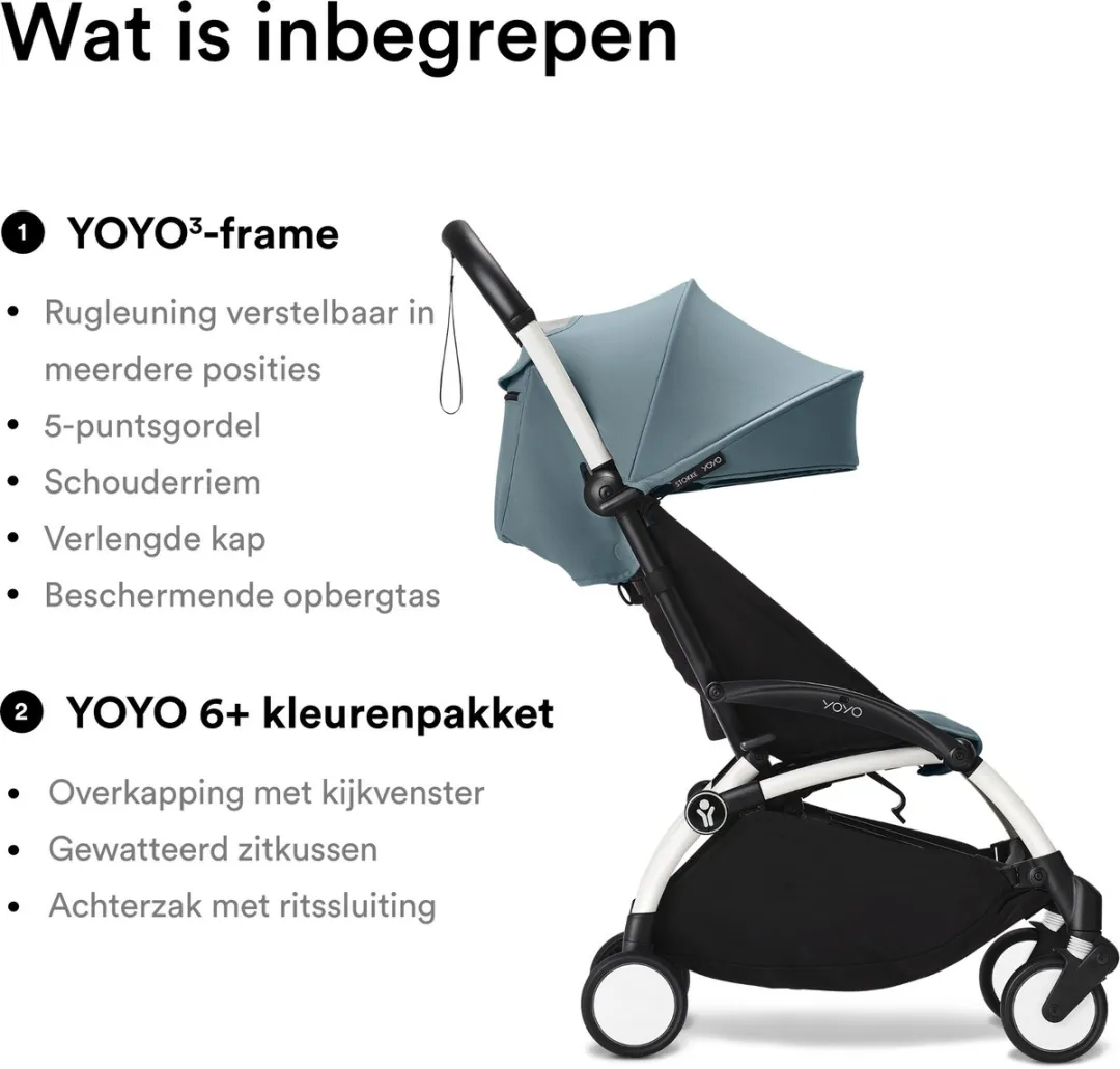 Stokke YOYO3 Kinderwagen - Aqua