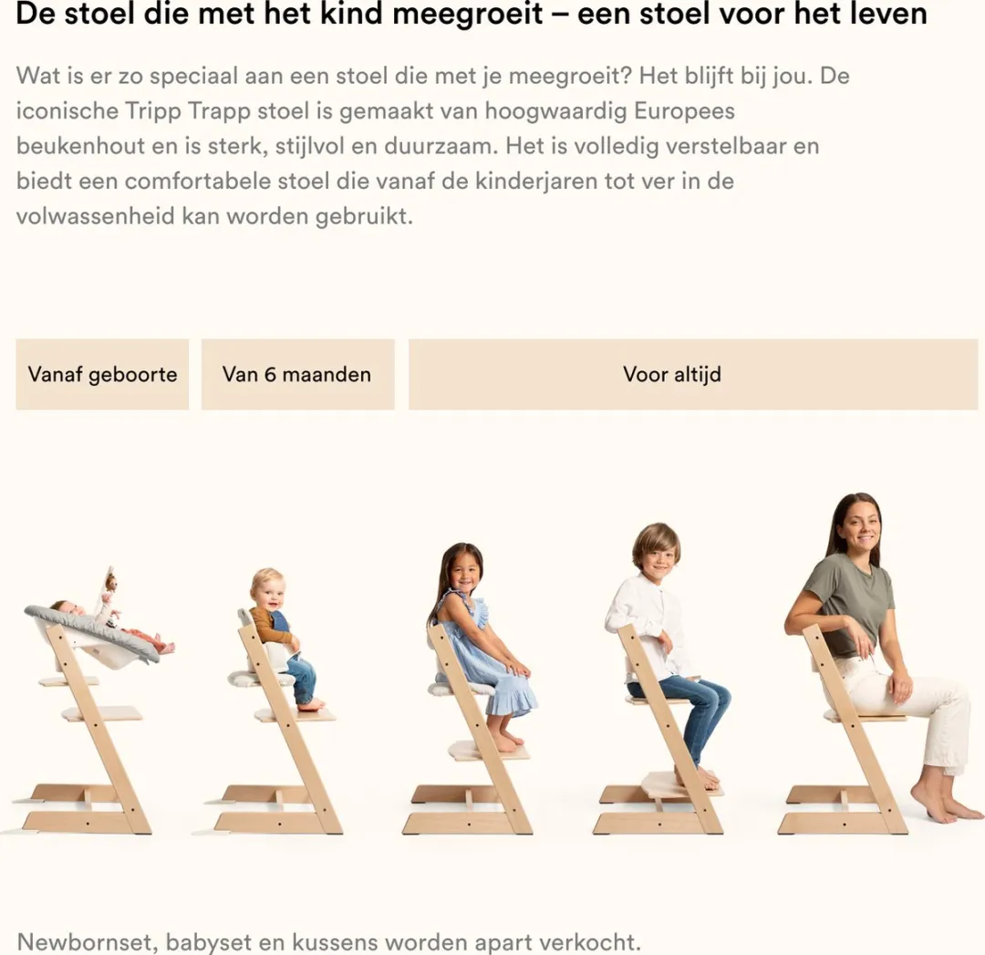 Stokke Tripp Trapp Kinderstoel Whitewash