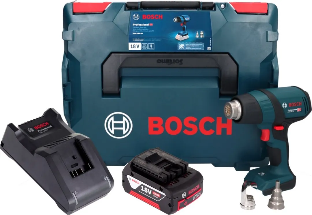 Bosch Professional GHG 18V-50 Heteluchtblazer 500°C - 1x Accu 4.0Ah