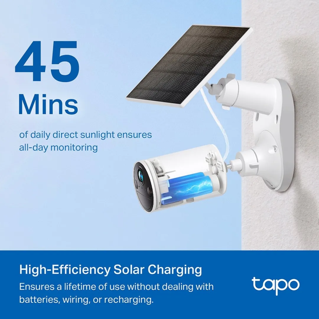 TP-Link Tapo A201 Zonnepaneel 2,5W - Zwart