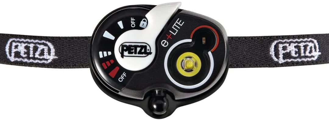 Petzl e+LITE Hoofdlamp - 40 Lumen - Zwart