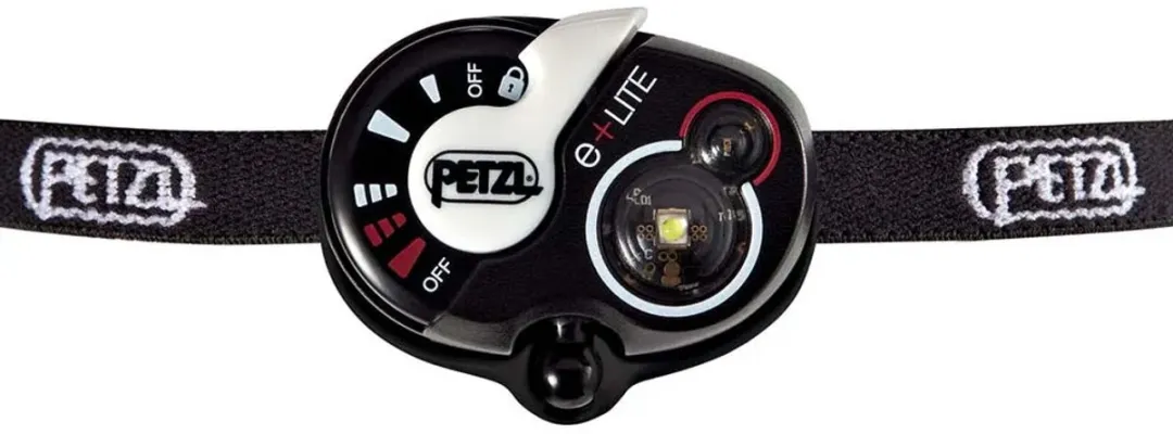 Petzl e+LITE Hoofdlamp - 40 Lumen - Zwart