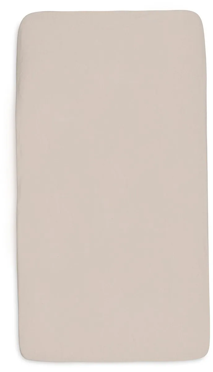 Jollein Hoeslaken Ledikant Jersey 70/75x140/150cm - 2 Stuks - Oatmeal