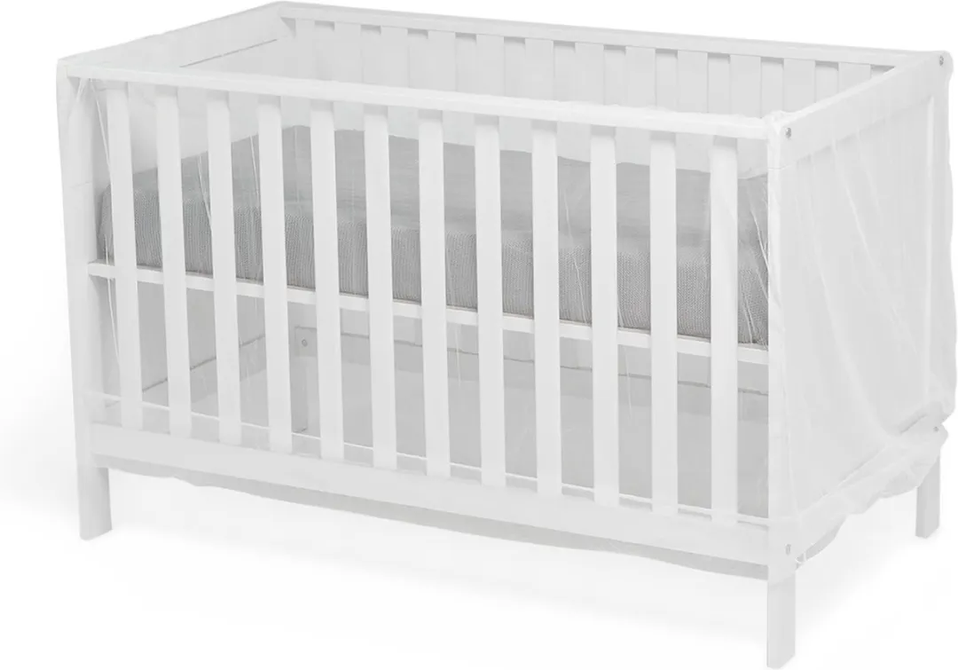 Jollein Muskietnet Campingbed - White