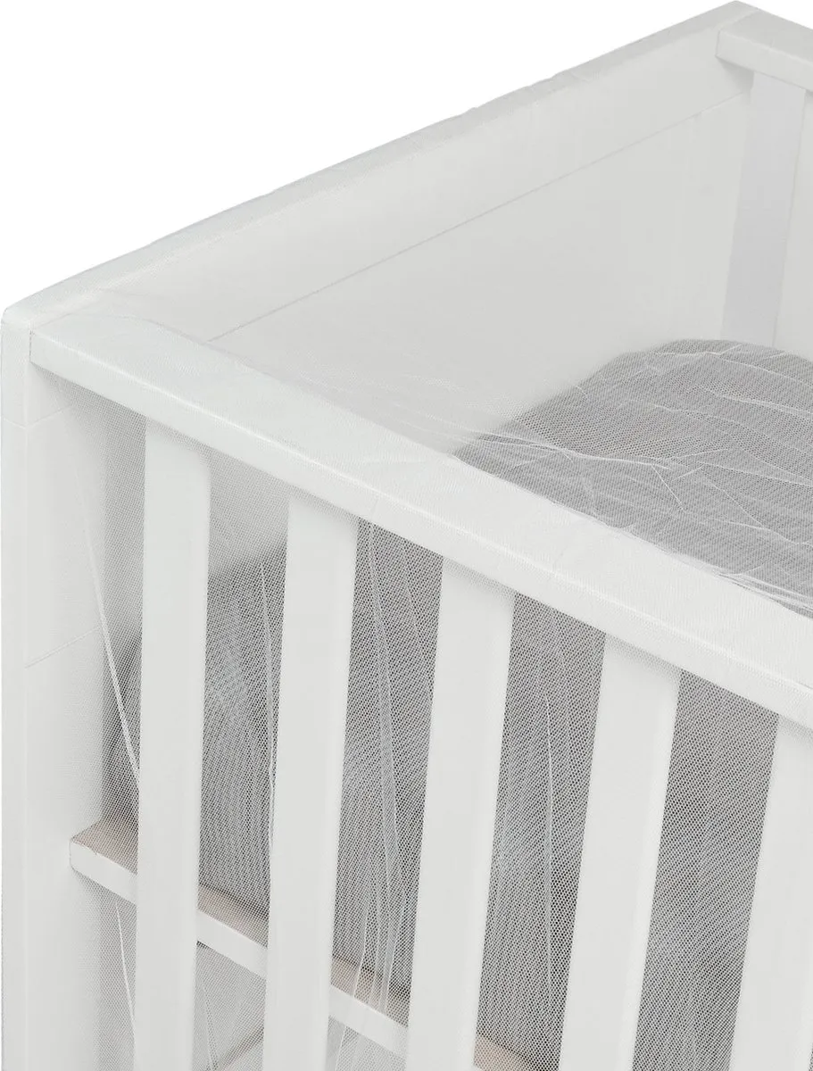 Jollein Muskietnet Campingbed - White