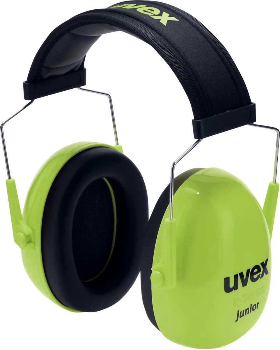 Uvex K junior groen kinderoorkappen