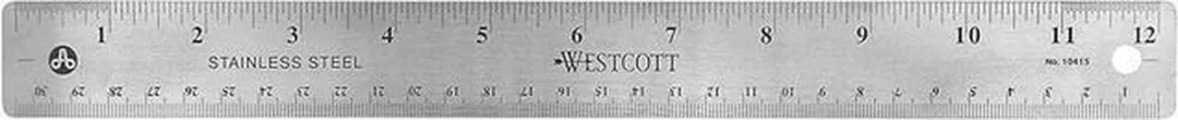 Westcott Liniaal 30cm RVS