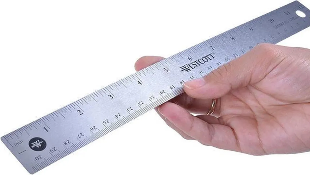 Westcott Liniaal 30cm RVS - Zilver