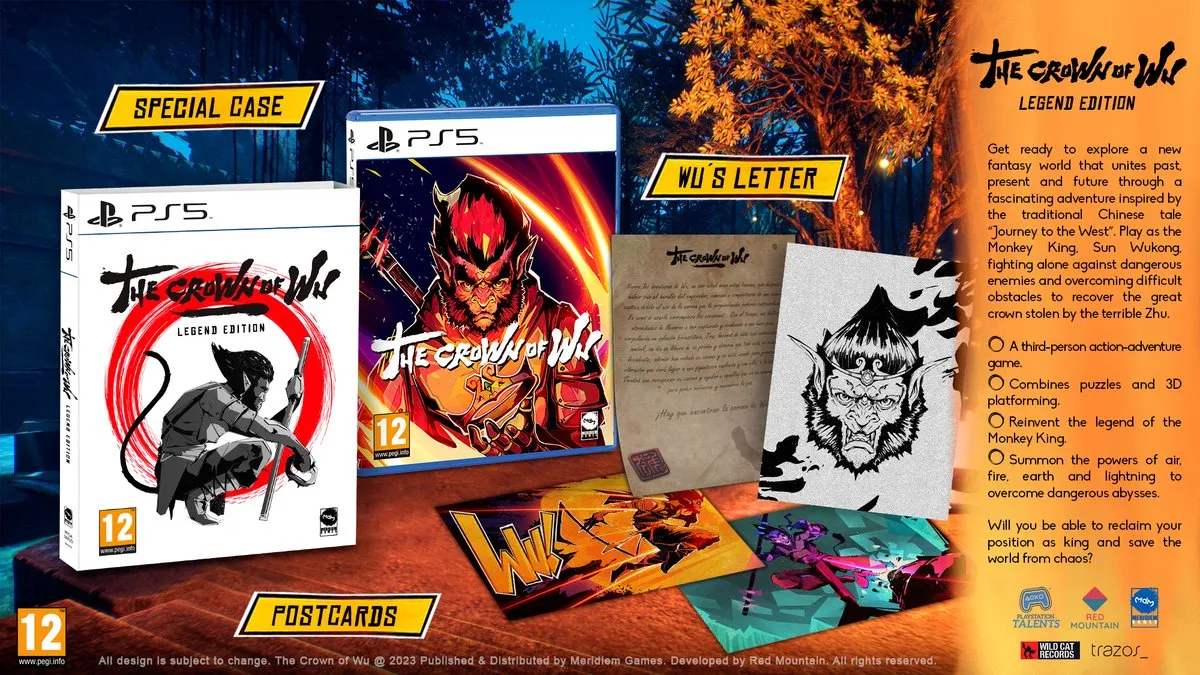 Mindscape The Crown of Wu Legend Edition PS5