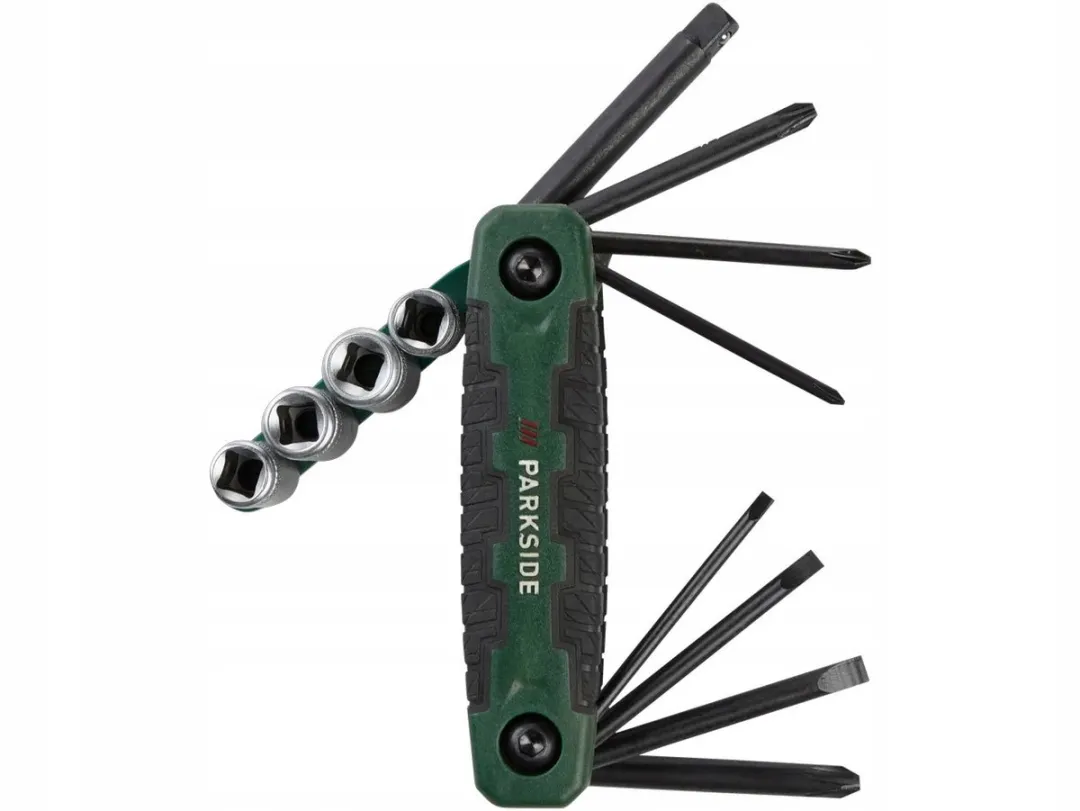 PARKSIDE Fietsgereedschap Set 12-delig - 3x Platte & 4x Kruiskopschroevendraaiers