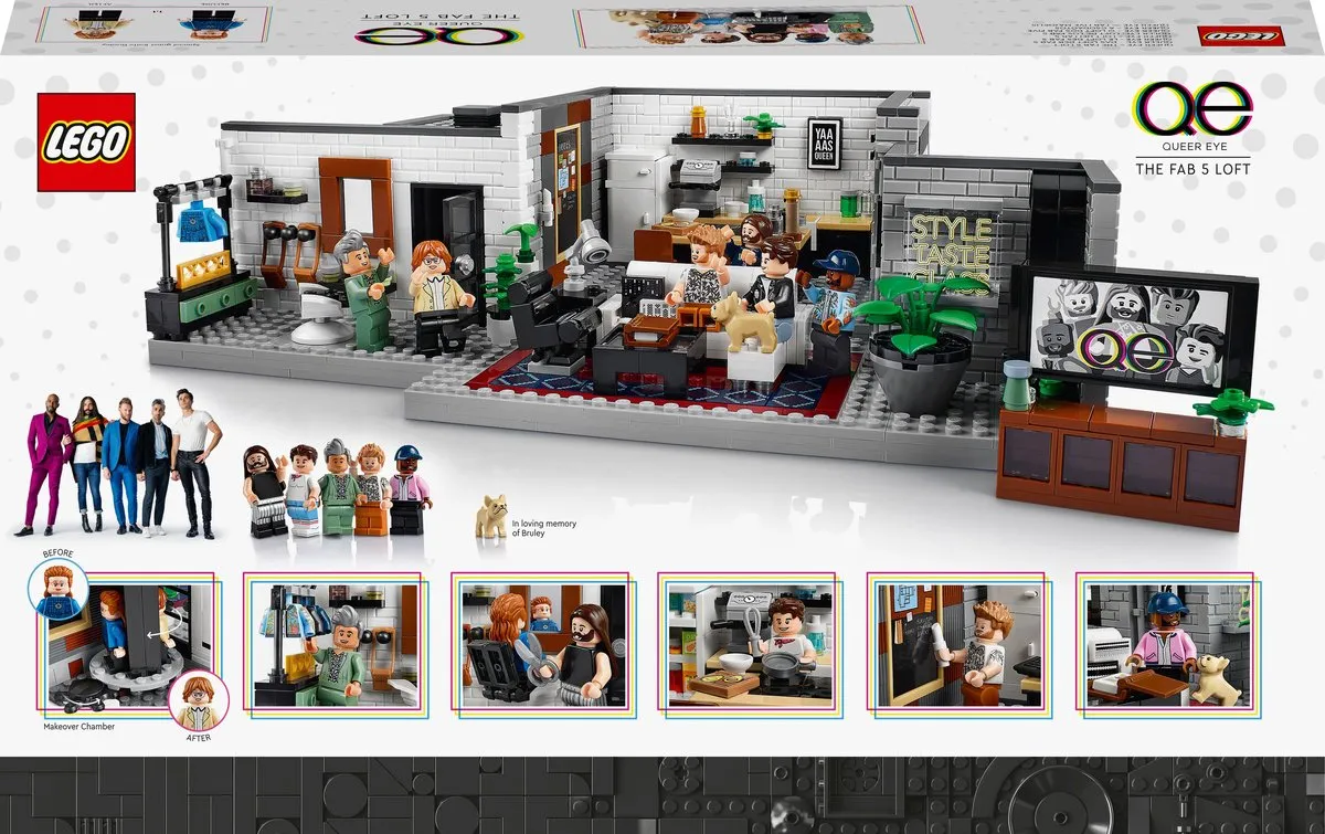LEGO Creator Expert Queer Eye De Fab 5 Loft 10291 - 974 Stukken