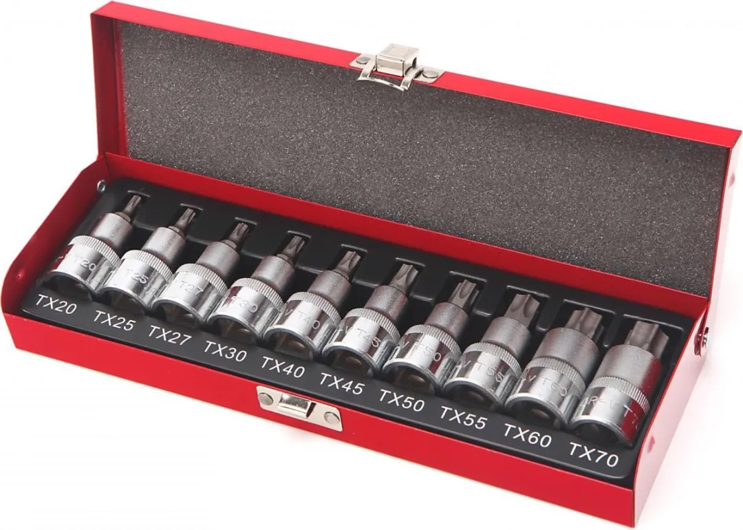 HBM Profi 1/2" TORX Doppenset 10-delig