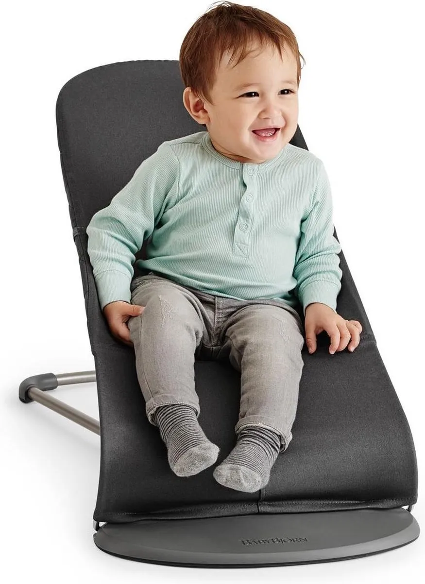 BabyBjörn Wipstoel Bliss Houtskoolgrijs - Inklapbaar