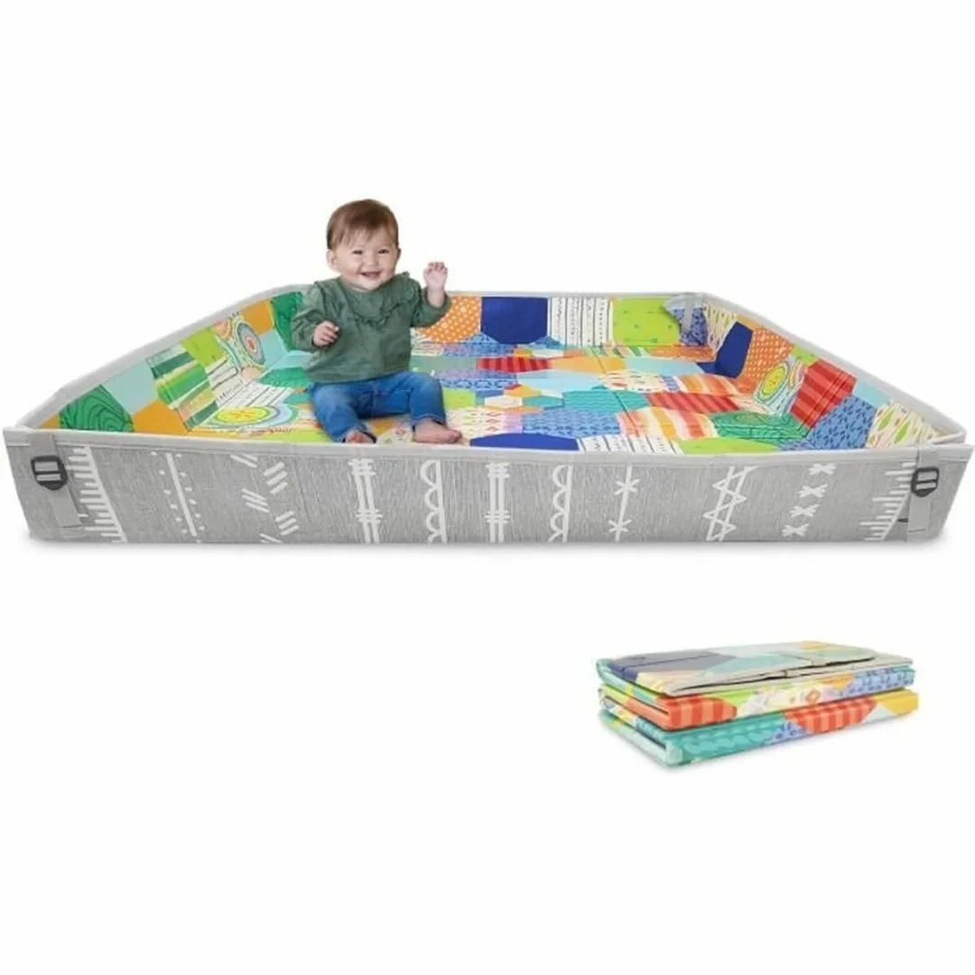Infantino Gigantisch Opvouwbaar Speelkleed - Multicolor
