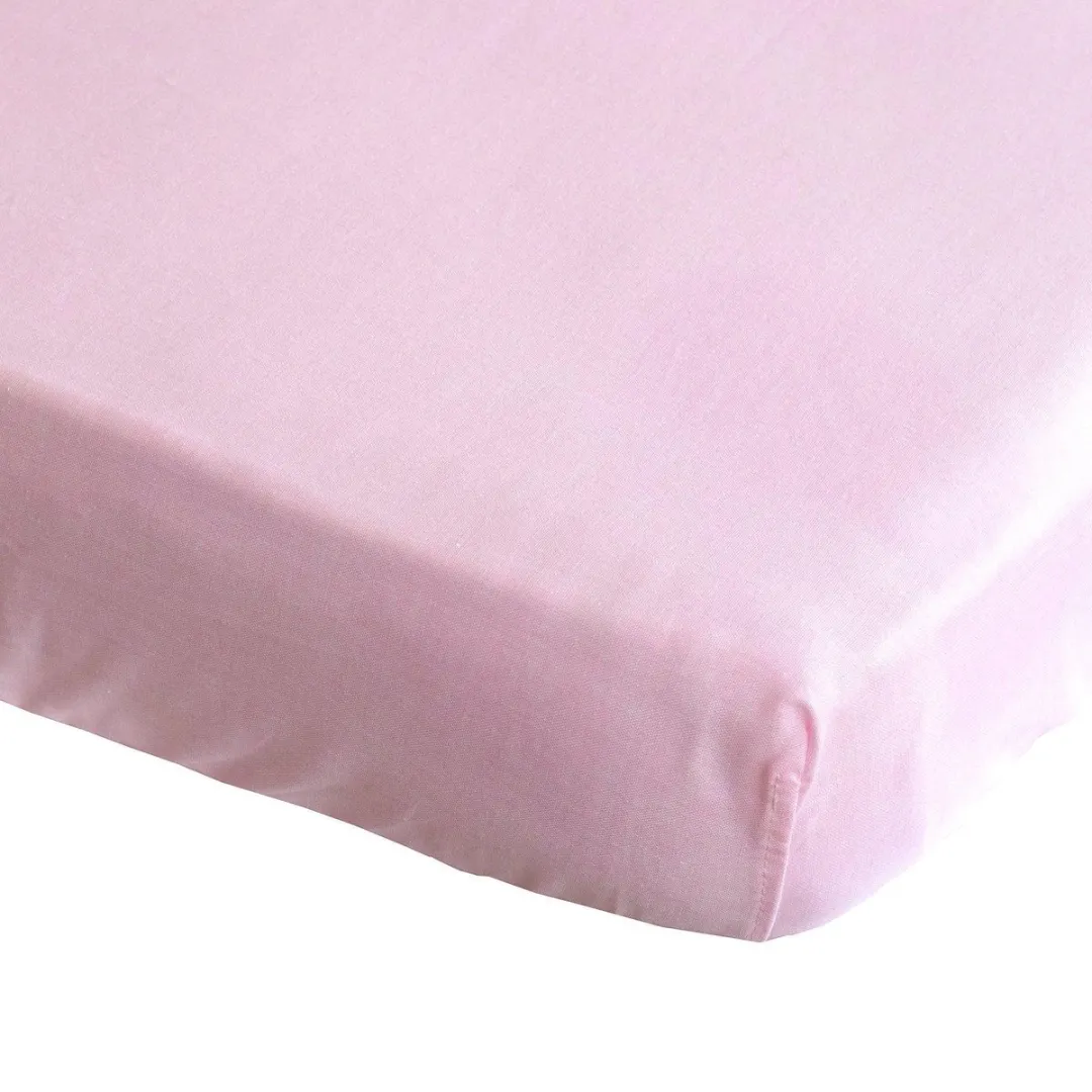 BINK Bedding Hoeslaken Bo Roze 60x120cm