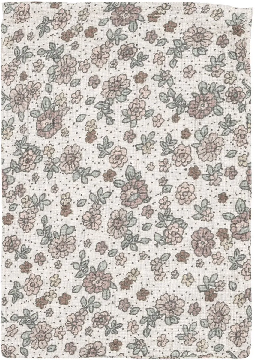Jollein Hydrofiel Washandje Retro Flowers - 3 Stuks