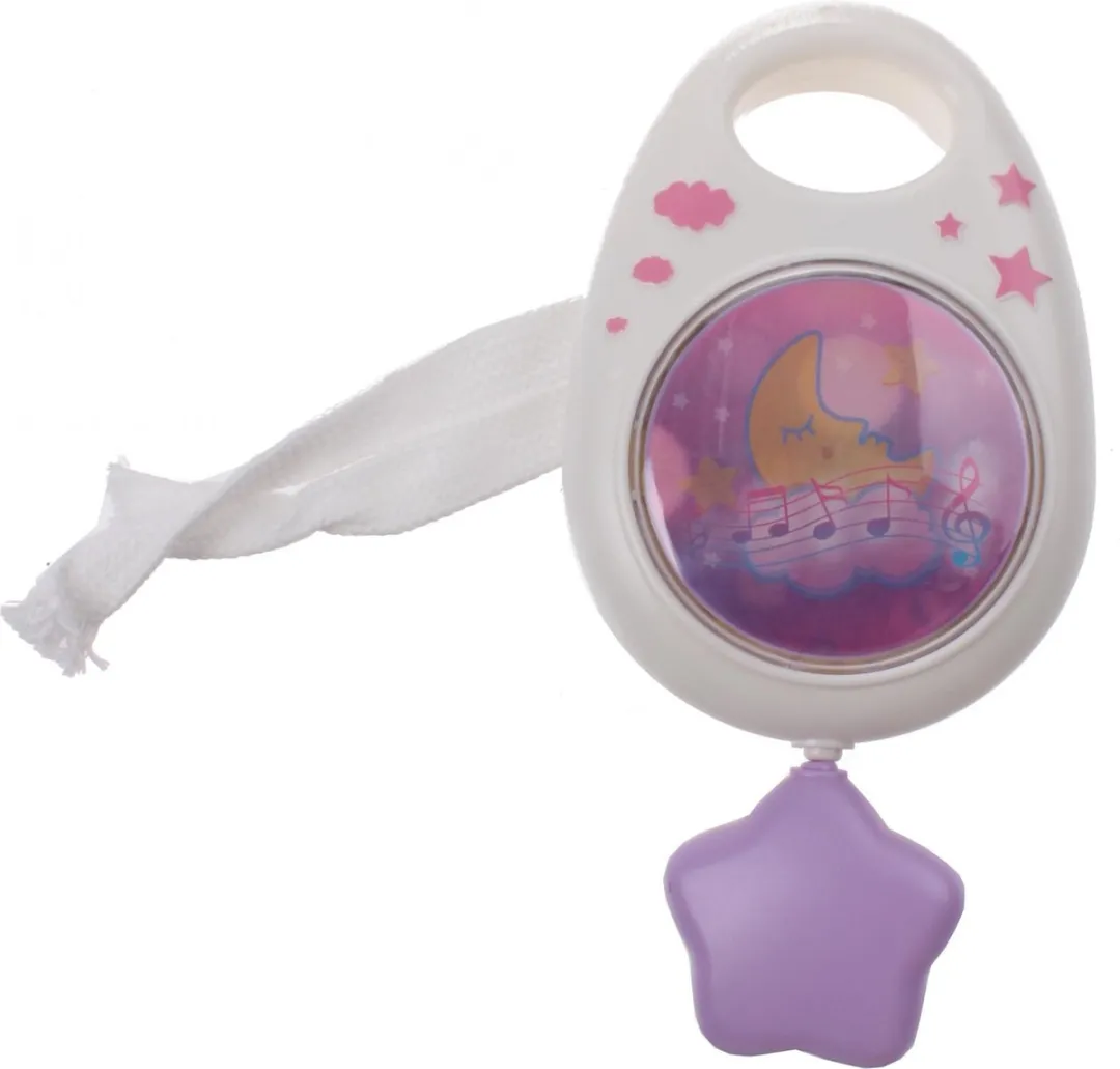 Johntoy Muzikaal Nachtlampje Paars 13cm