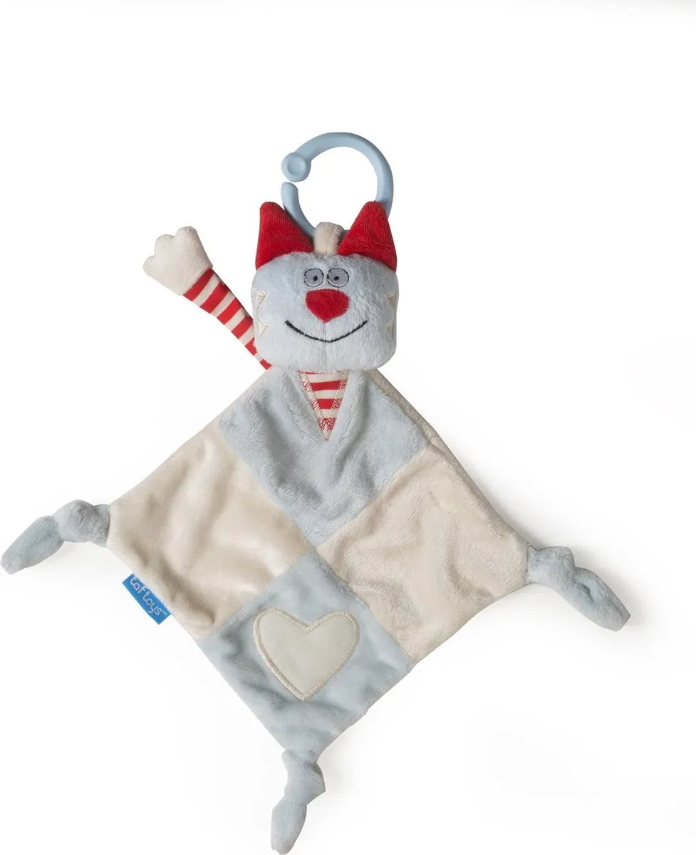 Taf Toys Knuffeldoekje Kat Blauw