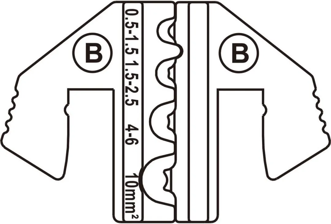 TOOLCRAFT PLE-0B Krimpschoenen 1.5-10mm²