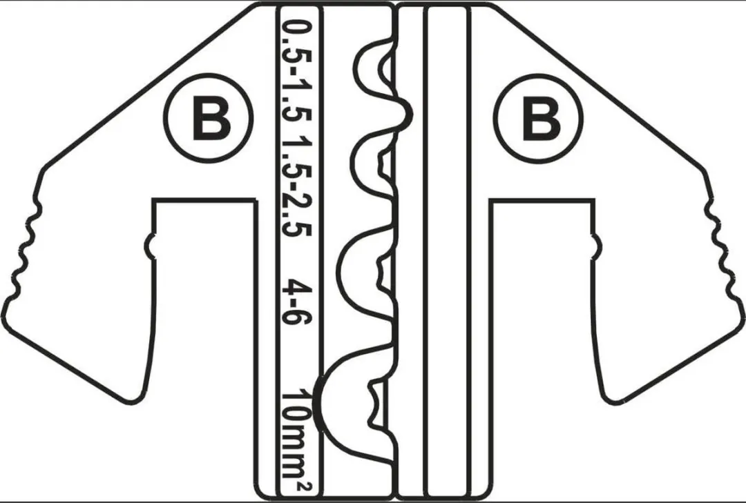 TOOLCRAFT PLE-0B Krimpschoenen 1.5-10mm²