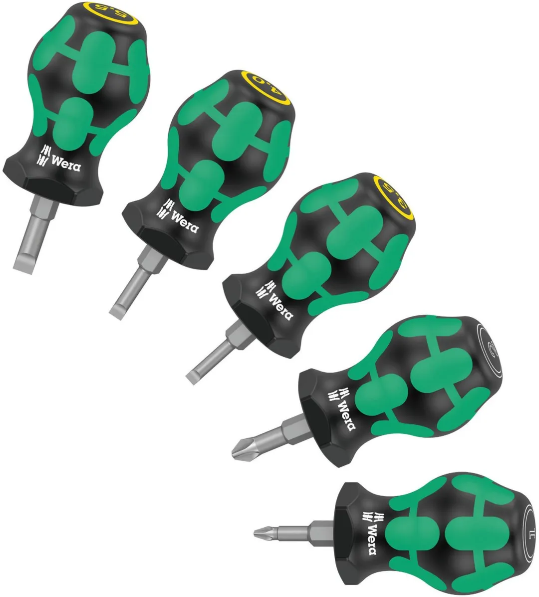 Wera 05008871001 Stubby Schroevendraaierset 5-delig