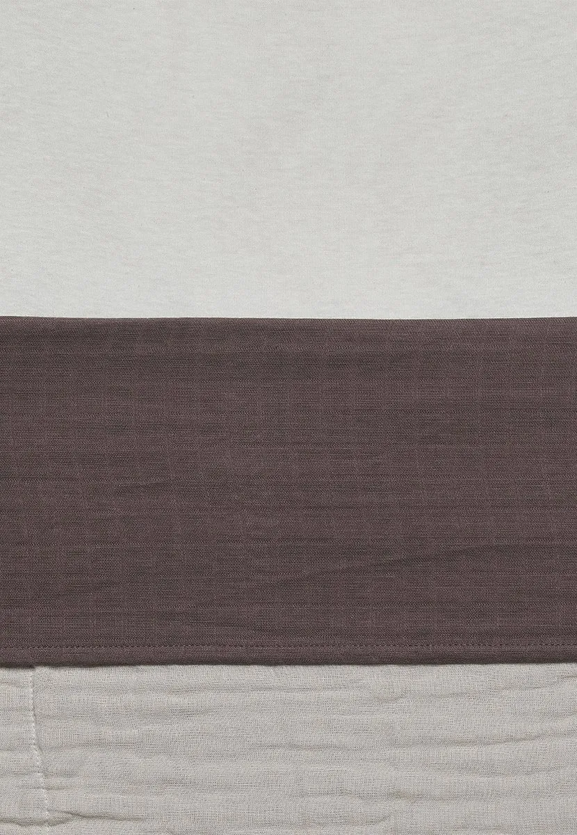 Jollein Baby Laken 120x150cm Chestnut - Wrinkled Cotton