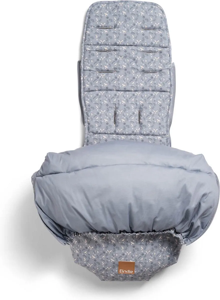 Elodie 2-in-1 Voetenzak & Inlegkussen - Blauw Print - Universeel